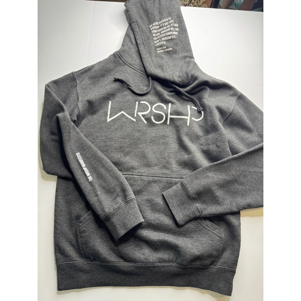 Art Of Homage Independent Trading Co WRSHP Hoodie Charcoal Heather Men's Size L